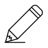 Pen, onderwijs, terug, naar, school, schrijven, tekening, heerser Pictogram