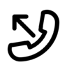 Interaction, network, communication, telephone, incoming, call, essential, ui Icon