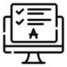 Resultaat, school, experiment, wetenschap, test Pictogram