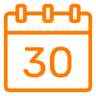 Calendar, number, date, month, appointment, schedule Icon