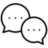 Talk, chat, bubble, message, communication, chatting, contact Icon
