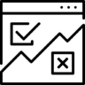 互联网, 测试, 浏览器, 检查 图标