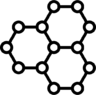 Chemie, wetenschap, laboratorium, onderwijs Pictogram