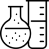 Experiment, chemie, laboratorium, wetenschap Pictogram