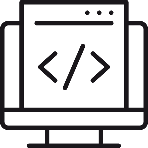Codierung, Programmierung, benutzerdefinierte, Entwicklung Symbol