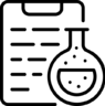 Chemie, laboratorium, onderzoek Pictogram