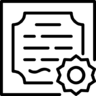 教育, 度, 文凭, 证书 图标
