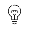 Bulb, light, idea Icon
