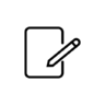 Document, edit, file, pen, text, note Icon