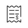 Financial, reciept, tax, report Icon