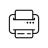Machine, printing, printer, print Icon