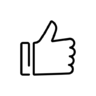 Up, thumb, like Icon