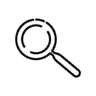 Zoom, search, magnifying, glass, magnifier Icon