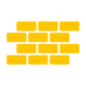 Plaster, architecture, building, brickwall, wall, brick, construction Icon