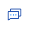 Interaction, conversation, communication, letter, email, mail, message, chat Icon