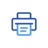 Page, folder, document, file, paper, printing, print, printer Icon