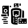 оплата, способ, dataphone, Билл, деньги, кредитная карта значок