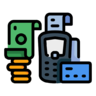 оплата, способ, dataphone, Билл, деньги, кредитная карта значок