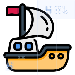 Icono Barco de juguete