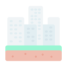 工作, 公寓, 建筑物, 建设, 办公室 图标