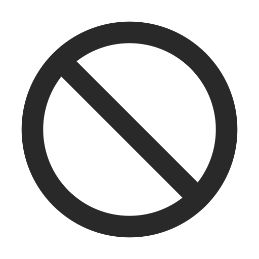 不可用的 图标