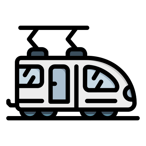 火车, 旅行车 图标