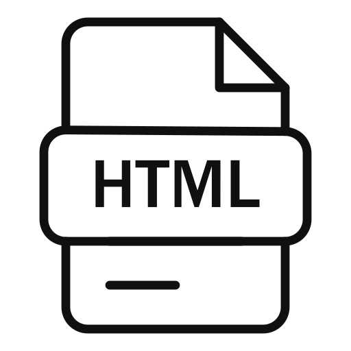 html, filetype, 문서 아이콘