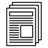 纸, 数据, 文件, 文档, 新闻业 图标