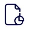 Page, paper, file, document, analytics, chart Icon