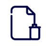 Page, paper, file, document, delete, recycle bin Icon