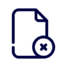 Page, paper, file, document, remove, delete Icon