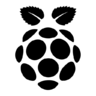 电子, 组件, 树莓, 标志, pi, 打开, 来源, tecn学 图标