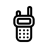 Interaction, communication, technology, electronic, walkytalky, device Icon
