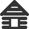 小木屋家家cabaña德*马德拉, 化学文摘社编号 图标