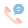 Bubble, chat, smartphone, talk, phone Icon