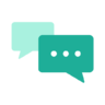 Bubble, interaction, communication, chat, support, customer Icon