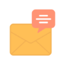 Letter, chat, message, mail Icon