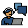 Chat, message, communication, contact, conversation, chatting Icon