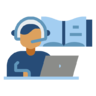 Learn, coaching, recommendation, data, reading, knowledge Icon