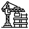 建设, 起重机 图标