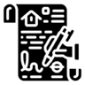 合同, 纸, 签名, 写 图标