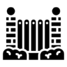 栅栏, 项, 门 图标