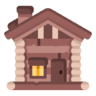 舱, 小屋, 的房子, 家, 建设 图标