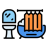 浴室, 浴缸 图标