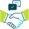 Deal, business, contract, partnership, agreement, hand, shake, mediator Icon