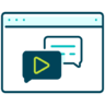 Icono Mensaje, difusión, foro, conversación, hablar, chat, vivir