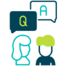 Support, faq, answer, and, question Icon