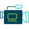 Video, camera, camcorder, record, movie Icon