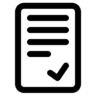 文件, 业务, 片, 页面, 协议, 纸, 批准 图标