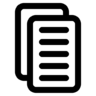 纸, 片, 文档, 剪贴板, 复制, 贴, 文件 图标